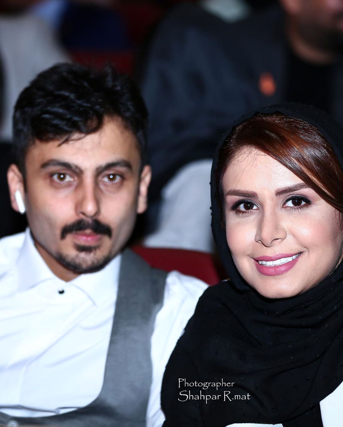 خانم مجری و همسر عزیزتر از جانش+عکس