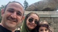 اوس موسی پایتخت و همسر بازیگرش در سفر+عکس