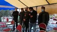 حضور علی کریمی در مراسم خاکسپاری مرحوم علی انصاریان + عکس