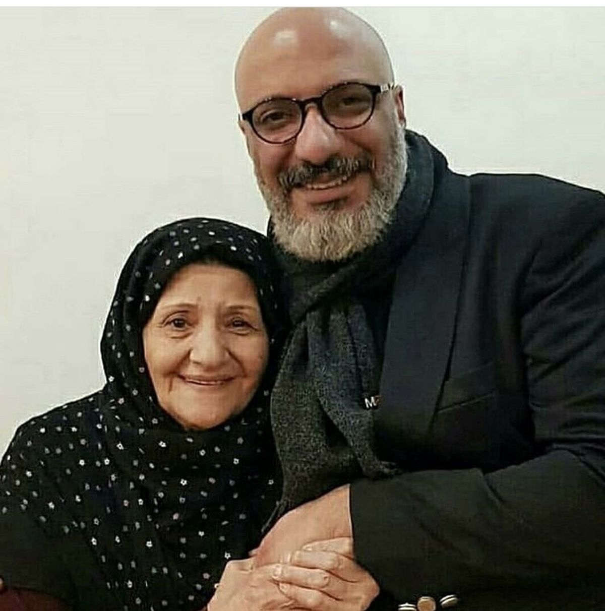 امیرجعفری و مادرش + عکس