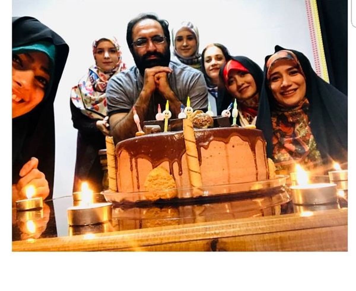سوپرایز آقای کارگردان برای تولدش+عکس