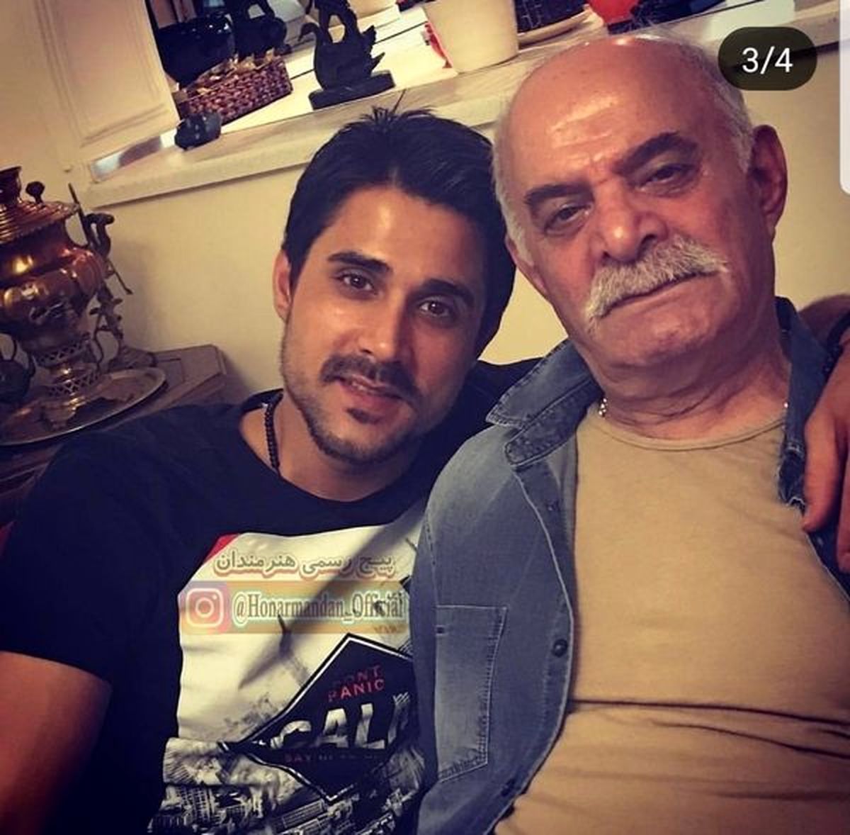 سیروس گرجستانی و پسر خوشتیپش+عکس