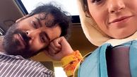 سلفی جدید سحر ولدبیگی با همسرش