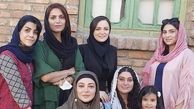 رزیتا غفاری در جمع دوستان جدیدش + عکس