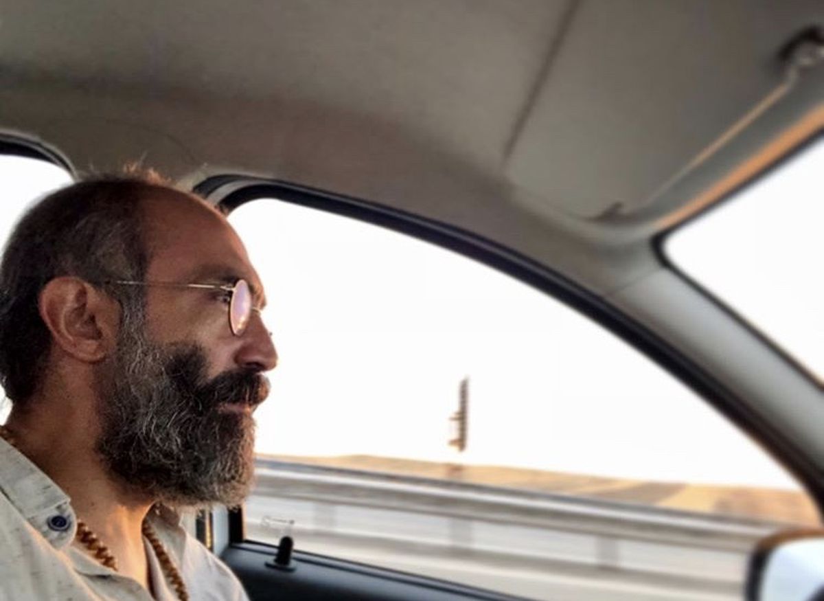 هادی حجازی فر در پشت ‌فرمان + عکس