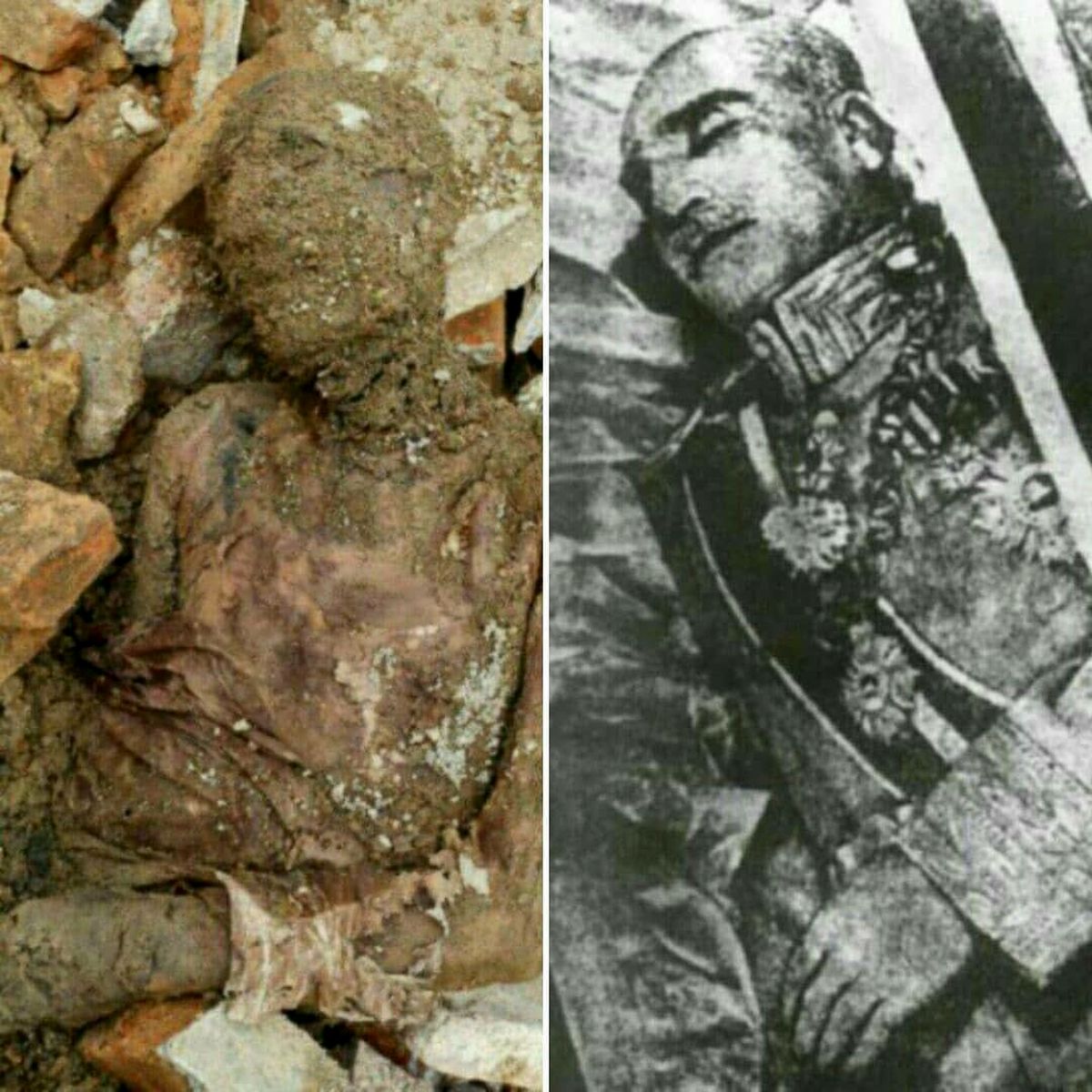 ابهامات کشف جسد یا مومیایی رضاشاه