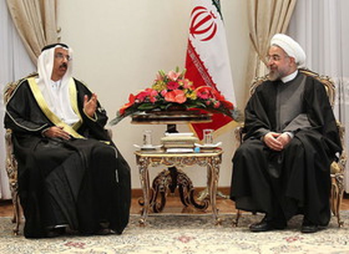 دیدار روحانی با رئیس مجلس امارات عربی متحده