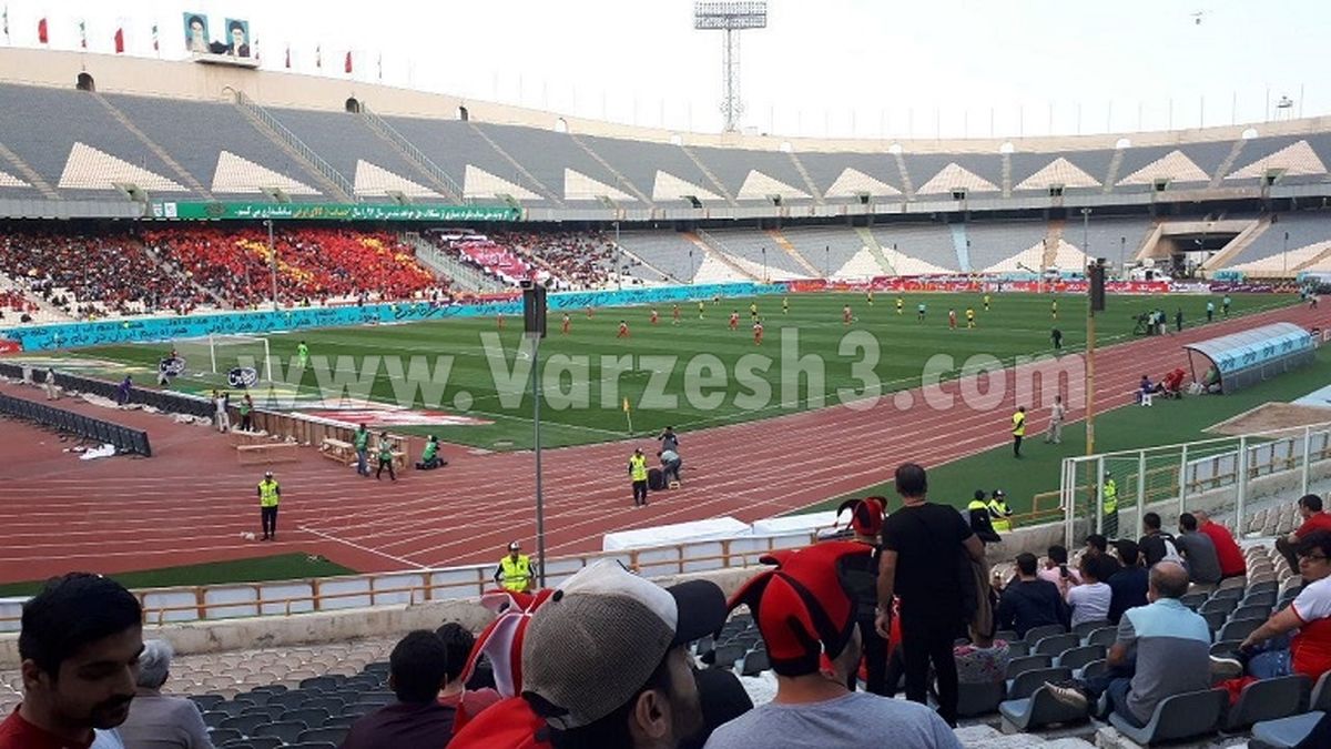 آزادی خالی در روز موزاییک بازی (عکس)