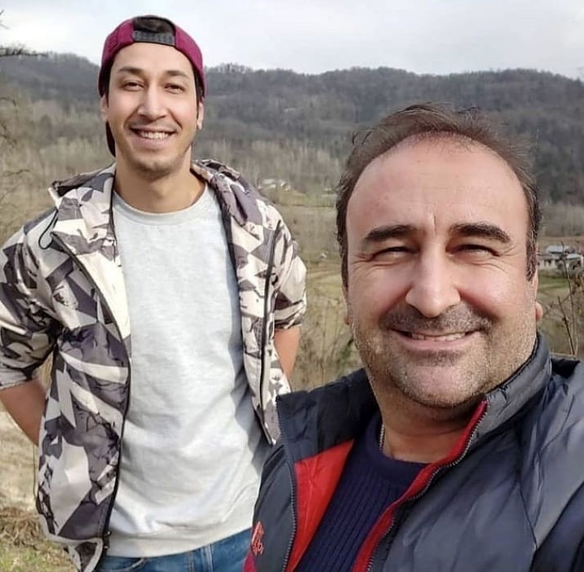 طبیعت گردی مهران احمدی و بهرام افشاری + عکس