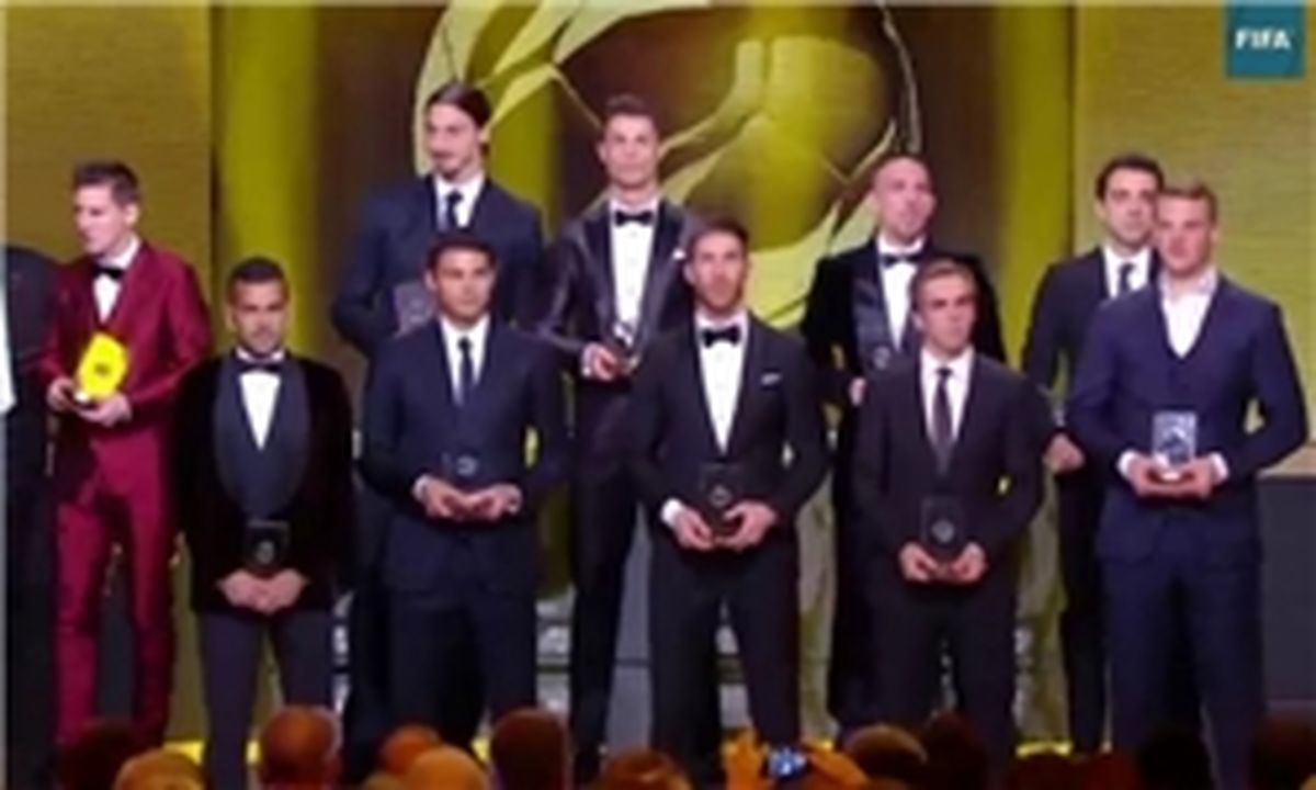 تیم منتخب فوتبال سال ۲۰۱۳ اعلام شد