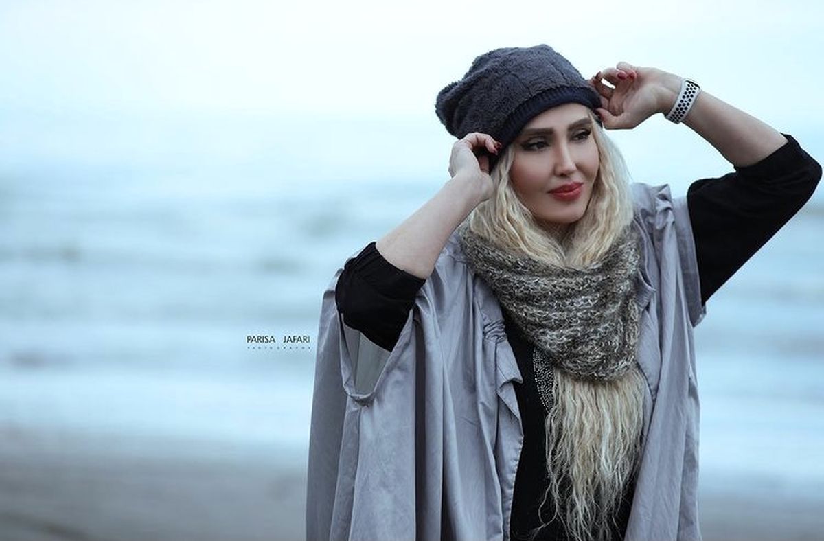 استایل جدید زهره فکورصبور لب دریا + عکس