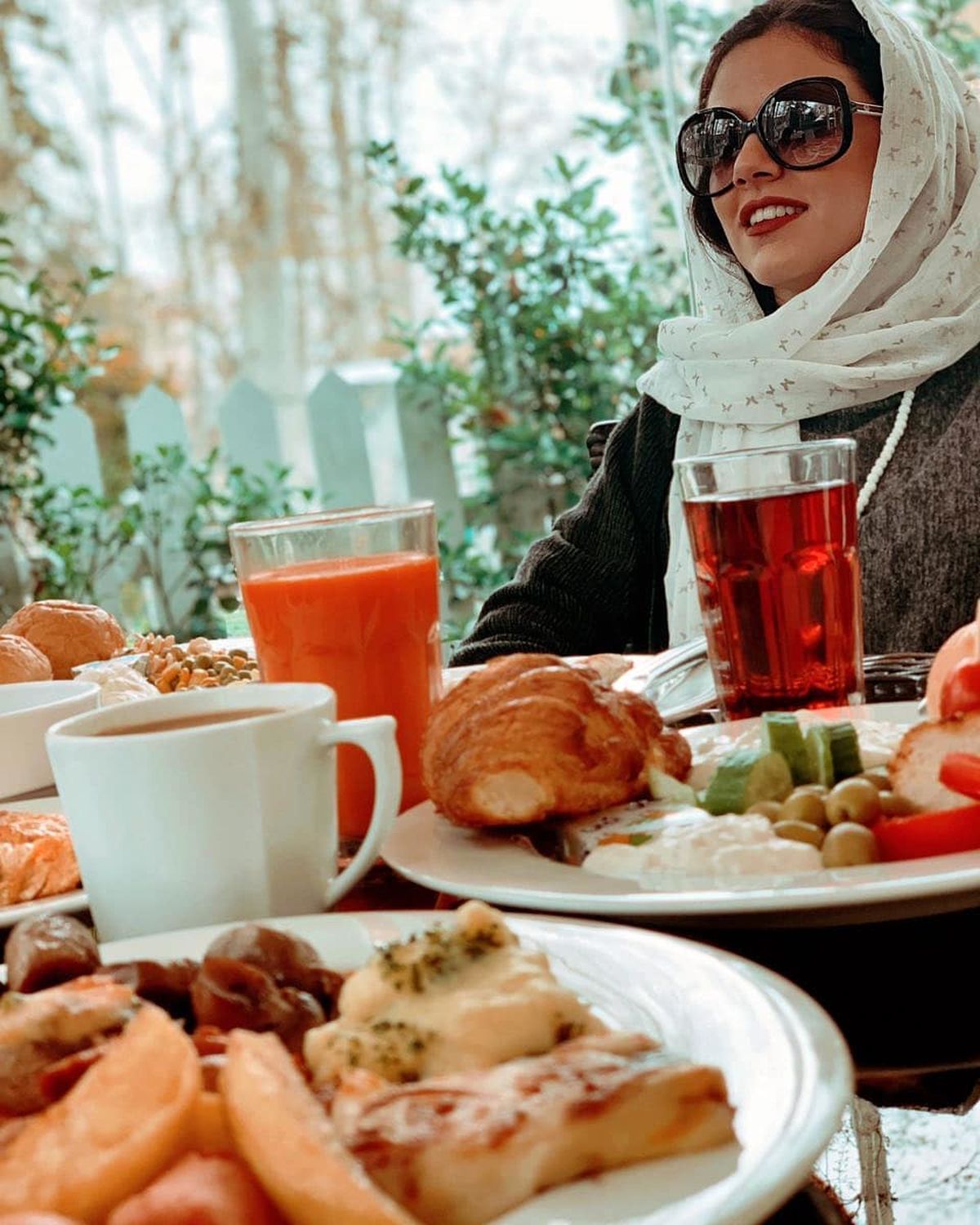 صبحانه لاکچری خانم بازیگر+عکس