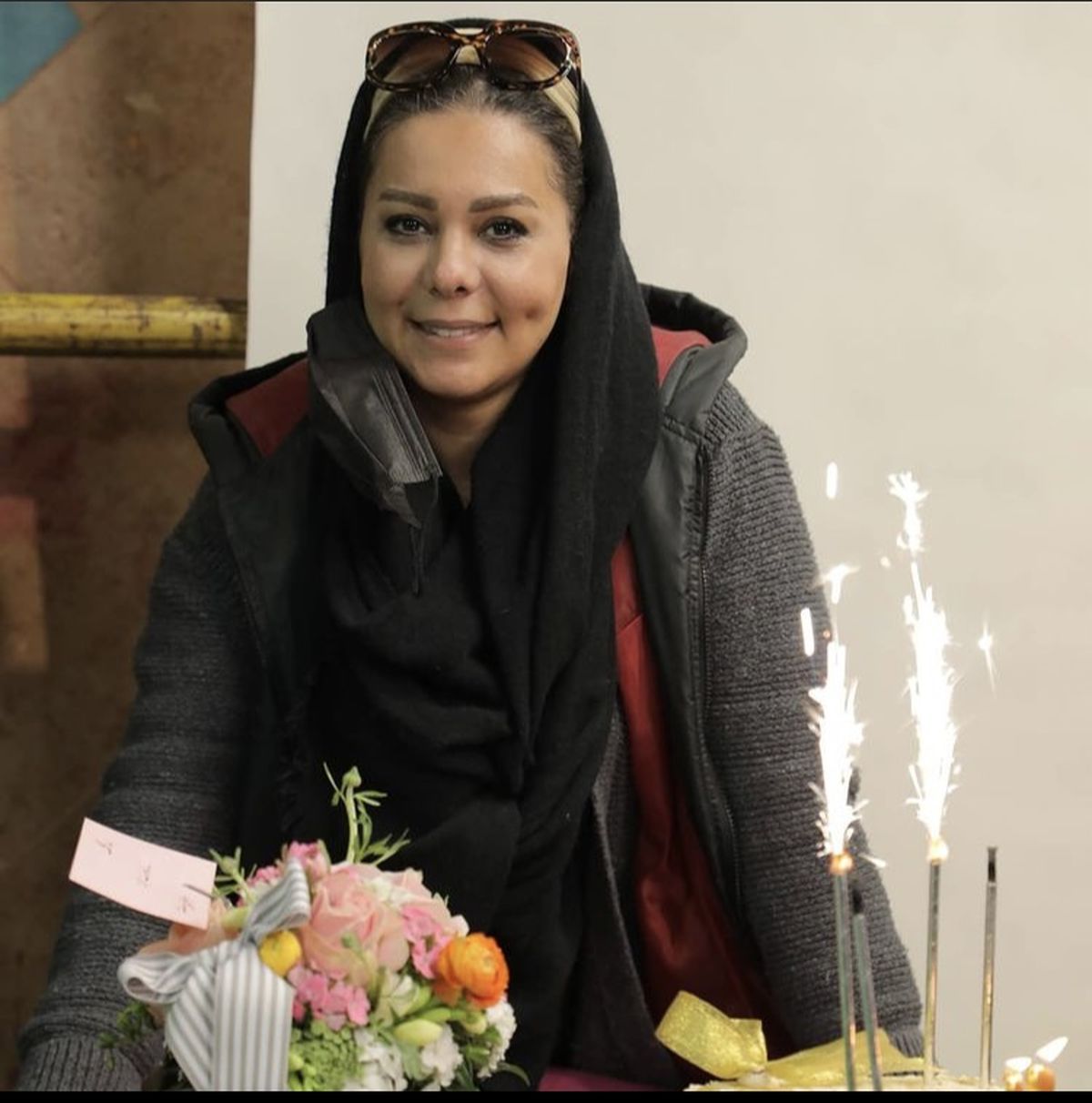 جشن تولد سورپرایزی بهار ارجمند + عکس