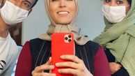 سوگل طهماسبی در پشت صحنه نجلا + عکس
