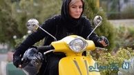 موتور سواری سحر قریشی در تهران