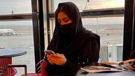 تیپ مریم معصومی در فرودگاه با چمدان لاکچری اش + عکس