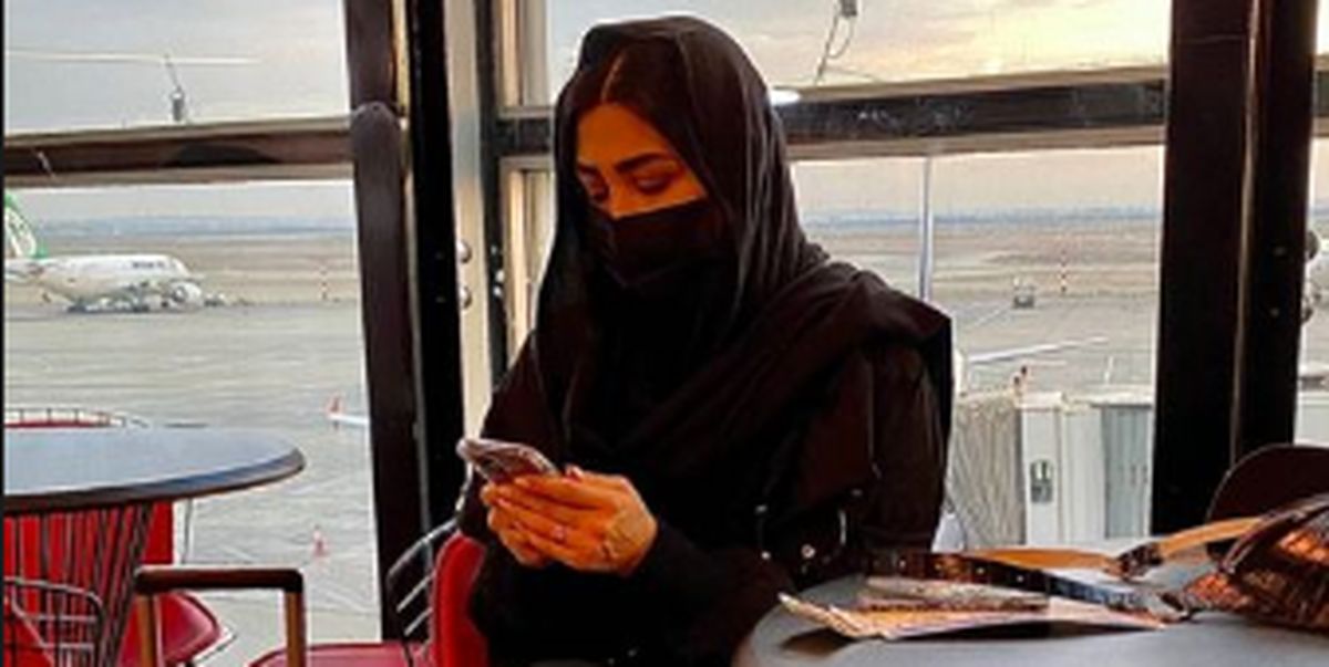 تیپ مریم معصومی در فرودگاه با چمدان لاکچری اش + عکس