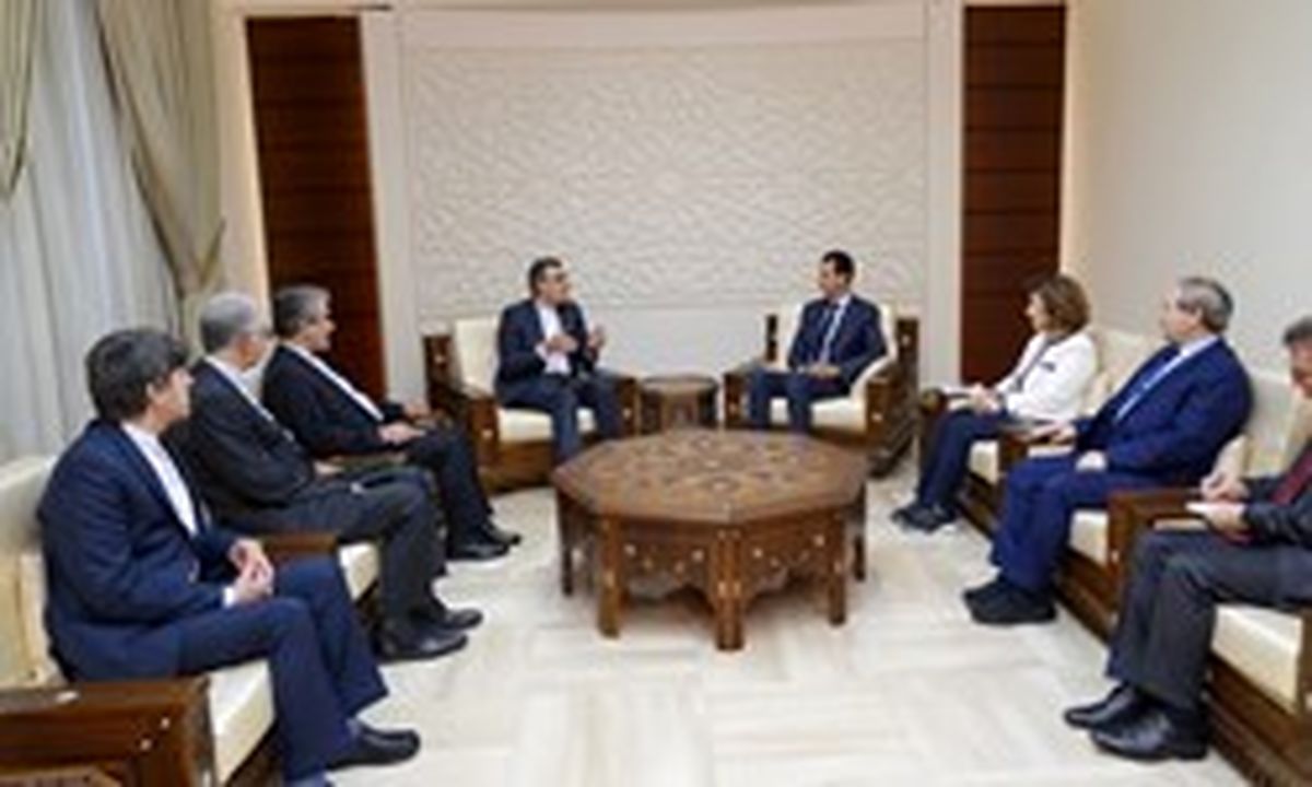دیدار معاون ظریف با رئیس جمهور سوریه در دمشق