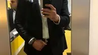 کت و‌شلوار رسمی علی ضیا + عکس