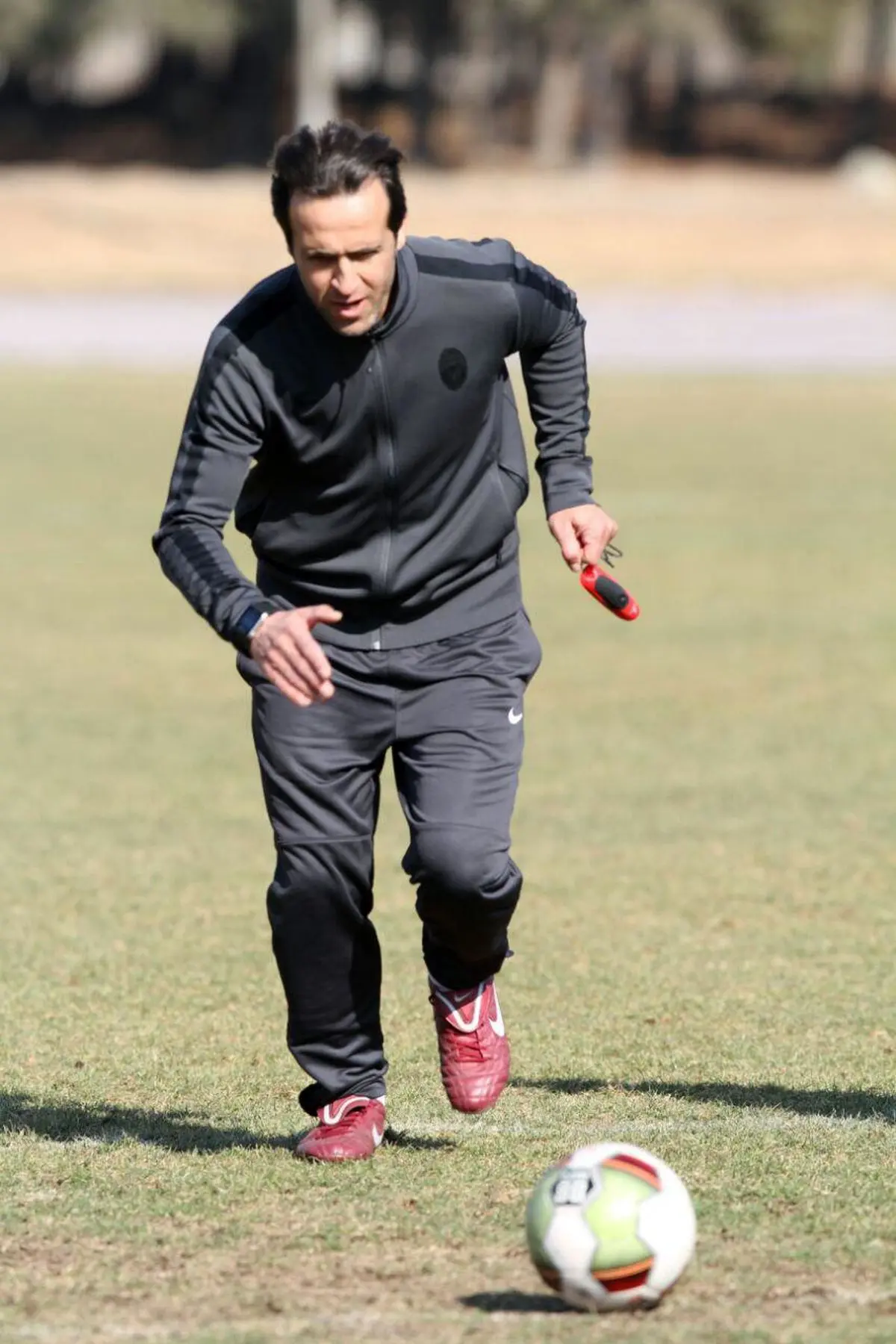 علی کریمی مرد شماره یک زمین شماره دو/عکس