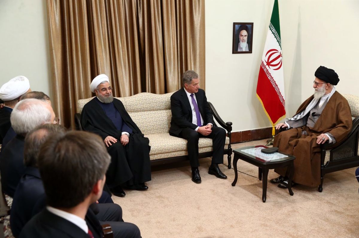 دیدار رئیس‌ جمهوری فنلاند با رهبر معظم انقلاب