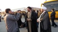 کاروان خادمین زائران اربعین حسینی (ع) از پایگاه مهرآباد اعزام شد