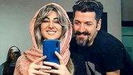 سلفی ویدا جوان در اتاق گریم با موهای مش شده + عکس