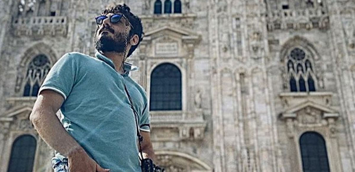 عباس غزالی در میلان ایتالیا + عکس