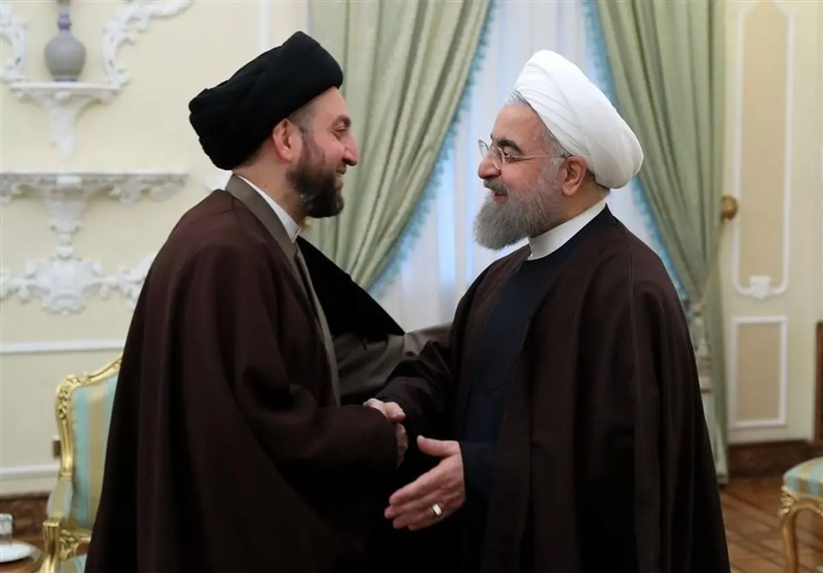 عمار حکیم به روحانی پیام تبریک گفت