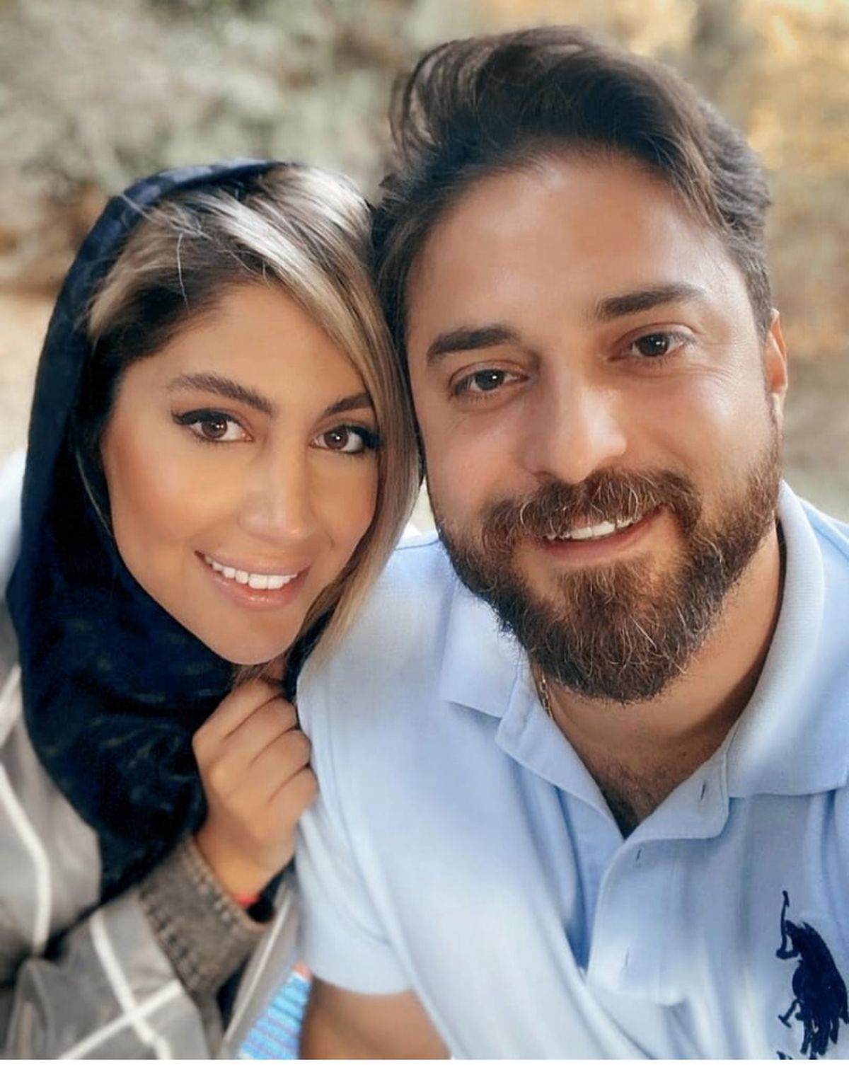 خواننده‌‌ مشهور در کنار همسرش + عکس