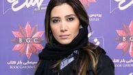 وقتی نیکی مظفری در جشن یک سریال پدرش را بوسید! عکس
