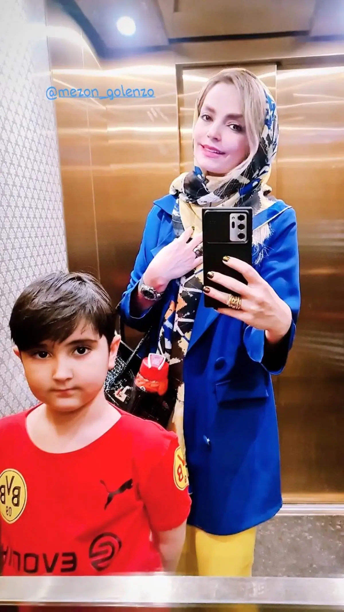 عکسی از جنس مادر پسری بازیگر مشهور 