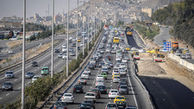 ترافیک سنگین در محدوده جاده چالوس