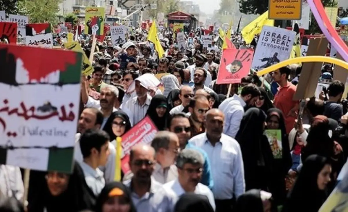 «تهران» امروز پایتخت «فلسطین»/ گزارش تفصيلي «پارس» از خروش ملت ايران علیه نسل‌کشی اسراييل