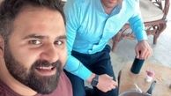 وقتی امیرحسین آرمان آشپزی میکنه + عکس