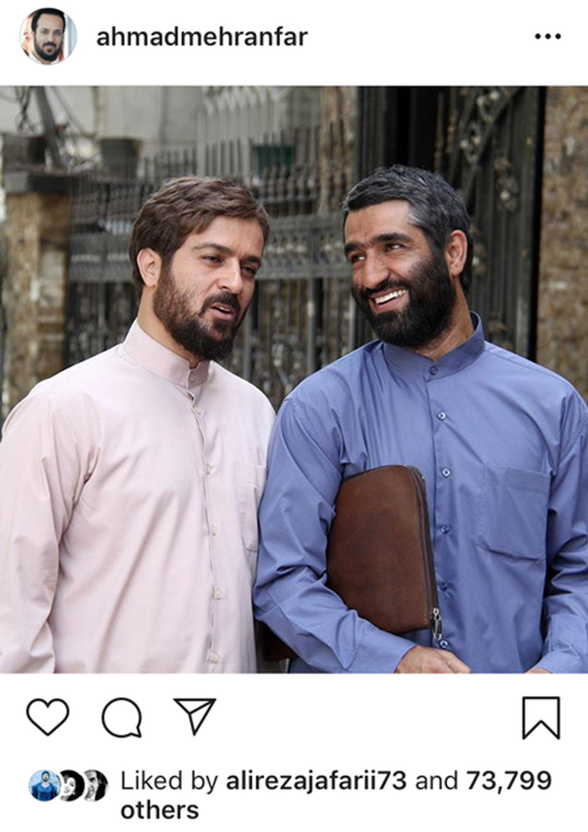 گریم متفاوت احمد مهرانفر و پژمان جمشیدی + عکس