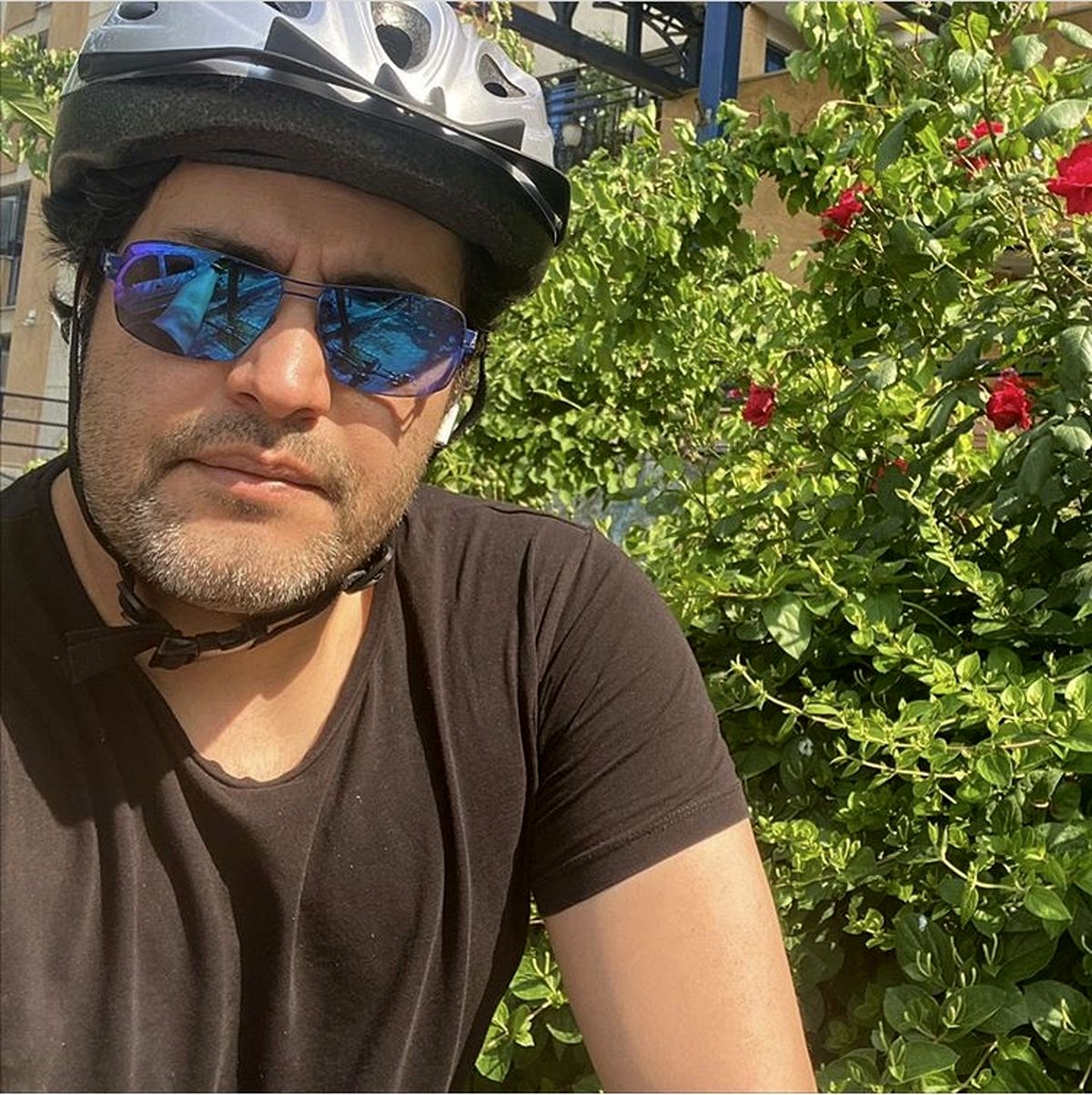 بازیگری که دوچرخه سوار حرفه ای است + عکس