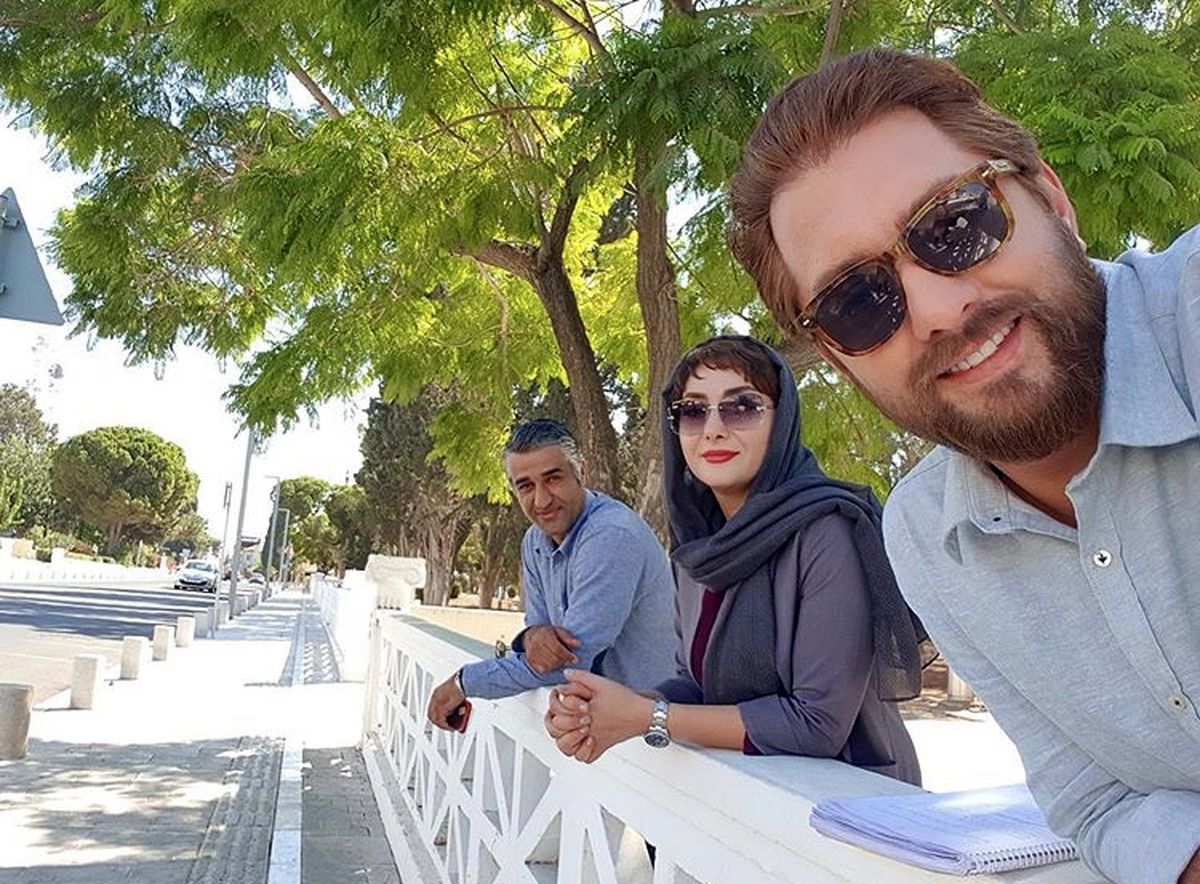بهرام رادان و هانیه توسلی در قبرس + عکس