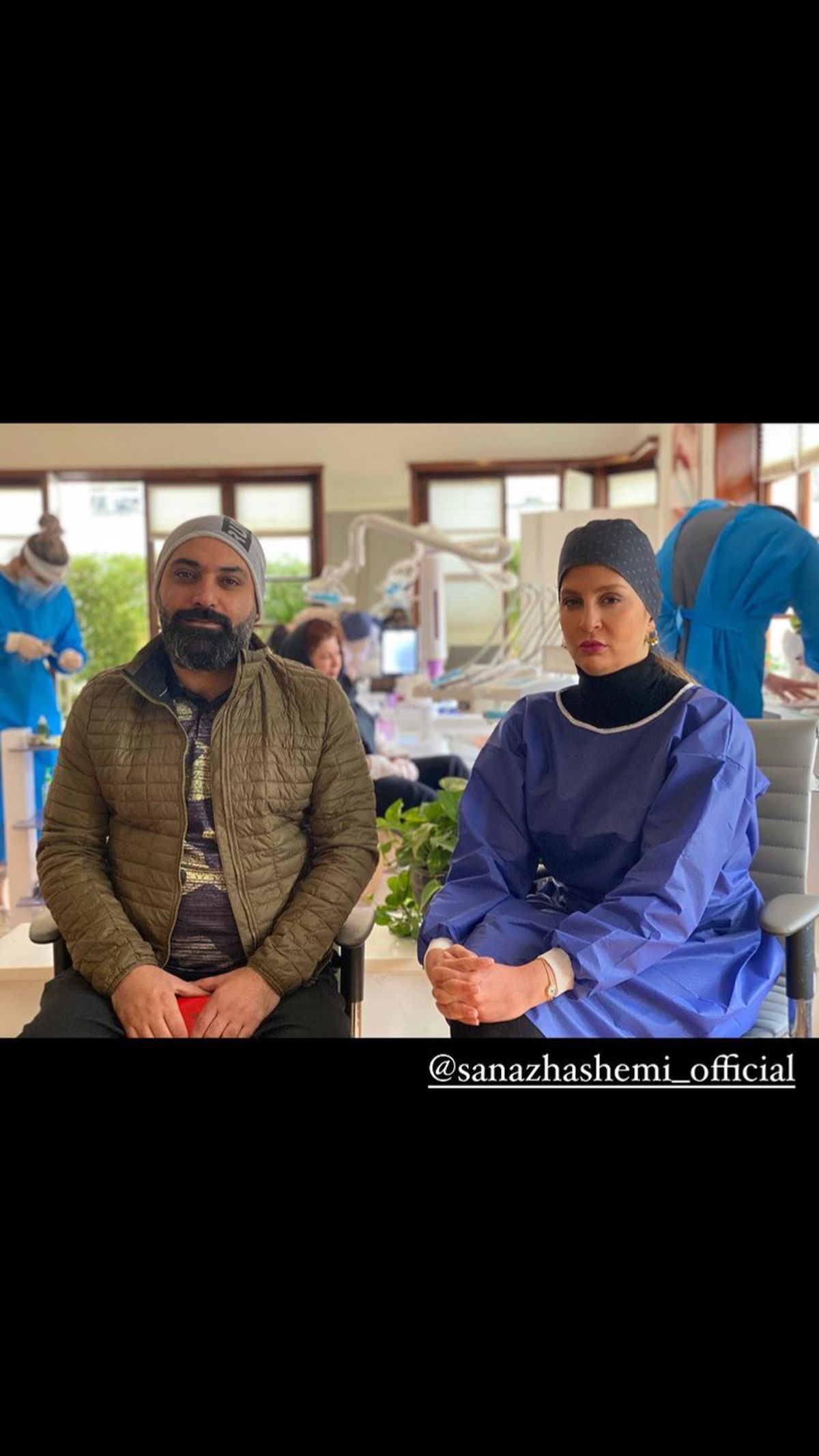مهدی کوشکی در مطب دندانپزشکی + عکس
