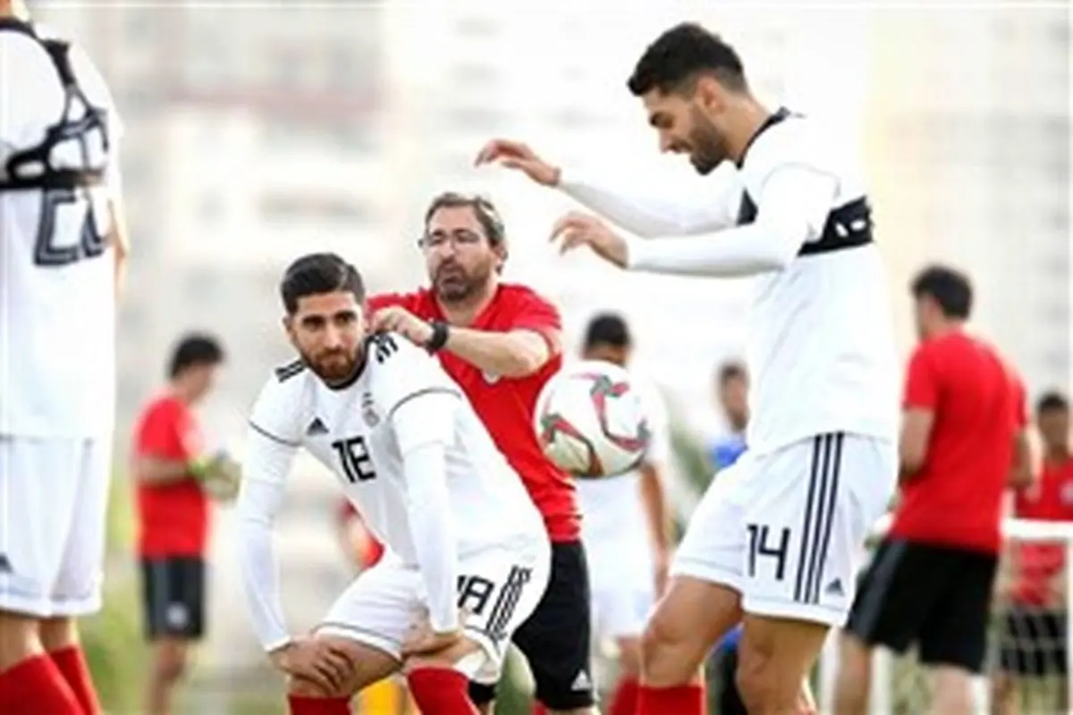 علیرضا جهانبخش تماشاگر ویژه ایران - فلسطین