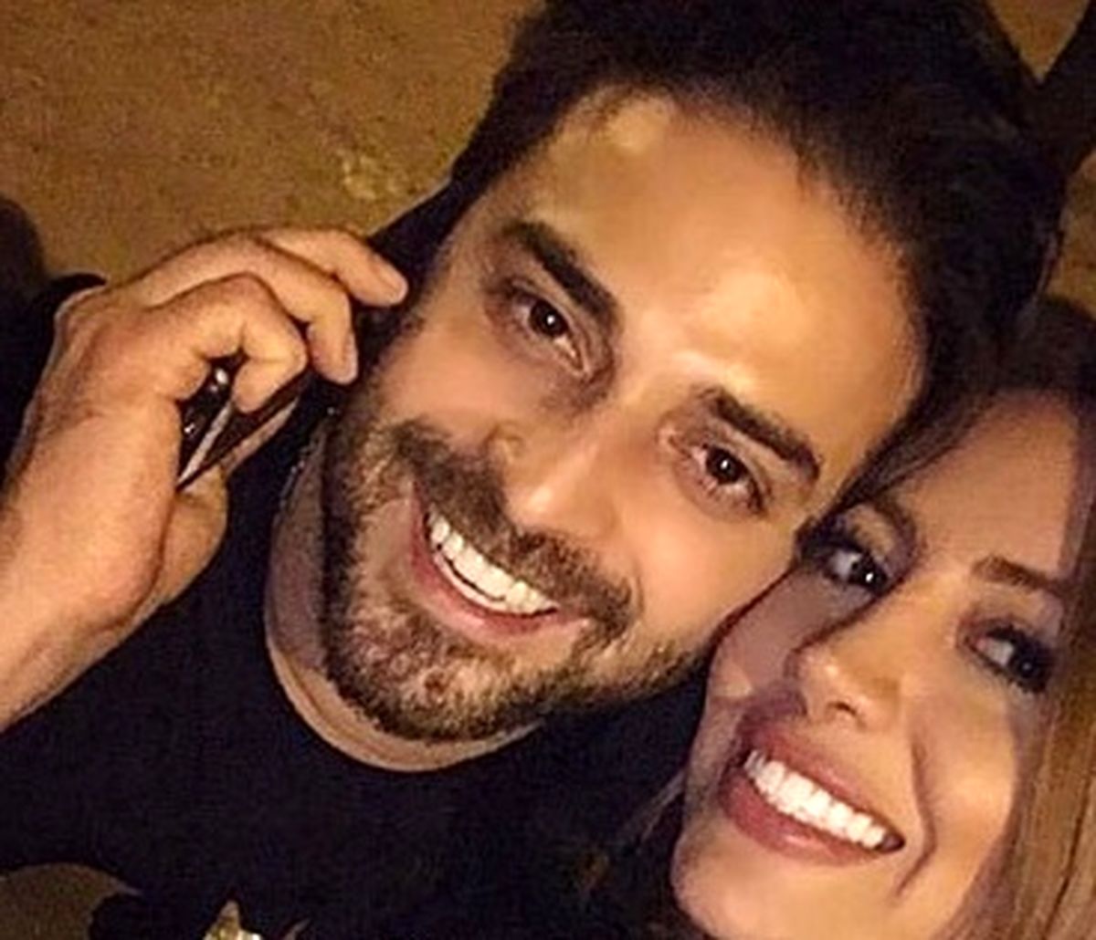 عکس عشقولانه «بابک جهانبخش» و همسرش