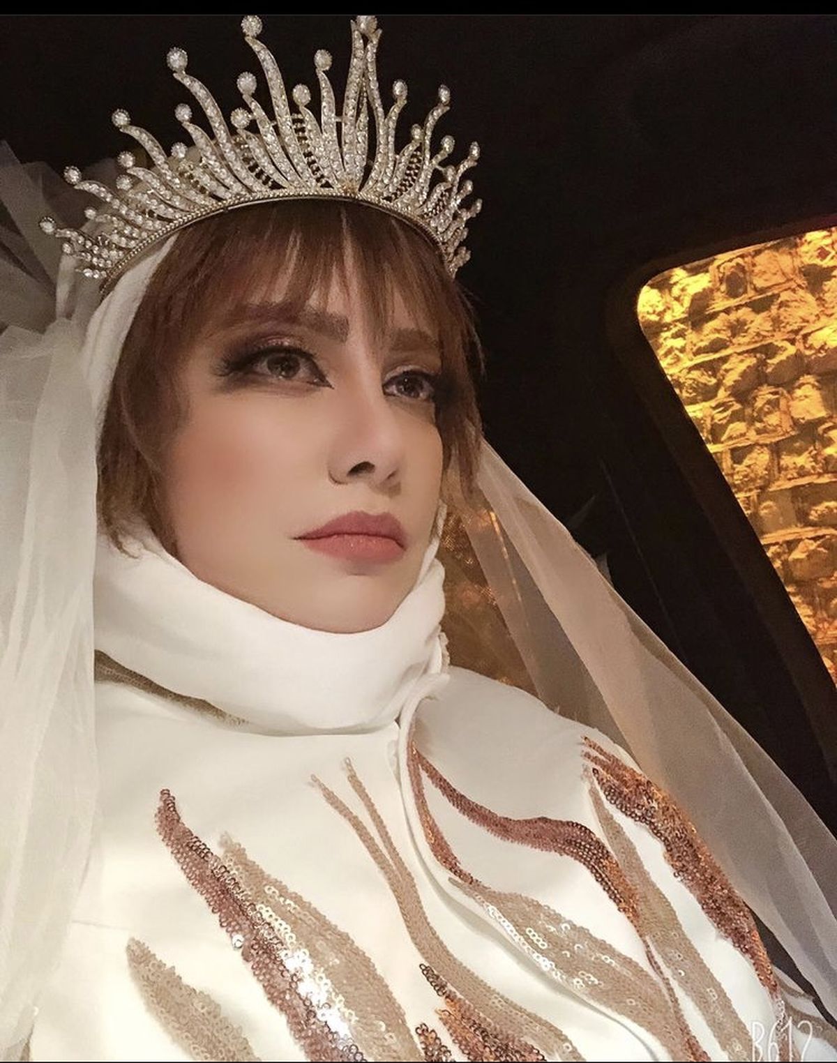 شراره رخام در لباس عروسی + عکس