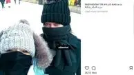 سلفی متفاوت نیکی کریمی و هستی مهدوی‌فر/ عکس