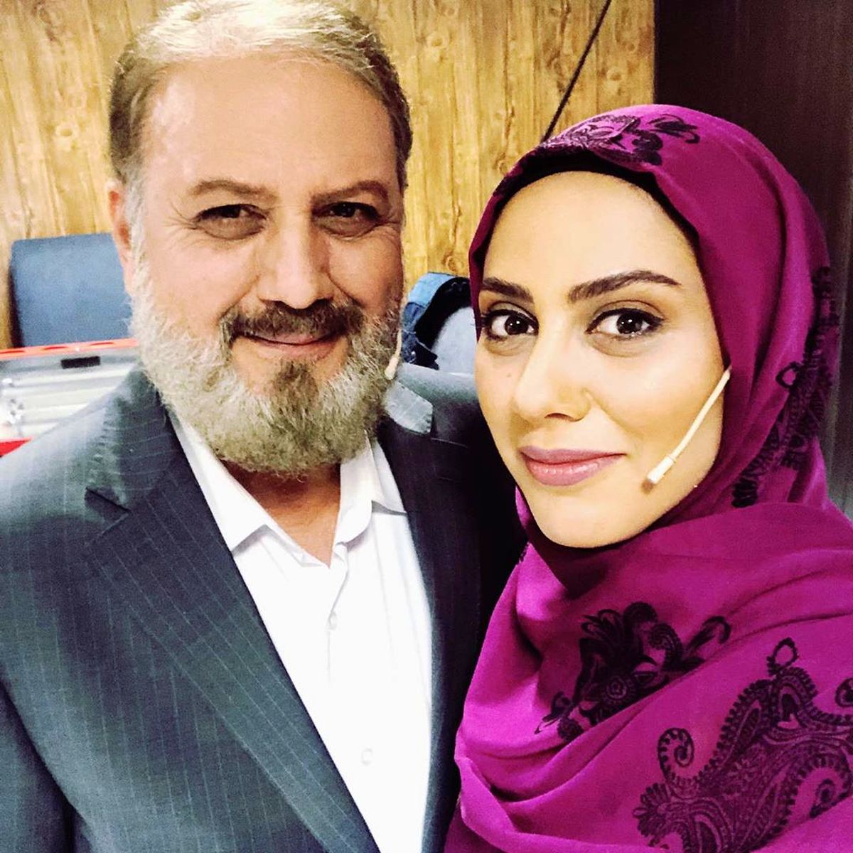 پدر دختر بازیگر در کنار هم + عکس