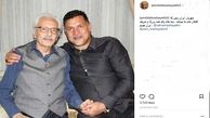 2 اسطوره محبوب ایرانی در یک قاب/عکس