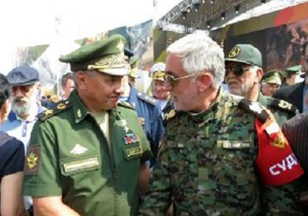 دیدار وزیر دفاع روسیه با فرمانده نیروهای ایرانی