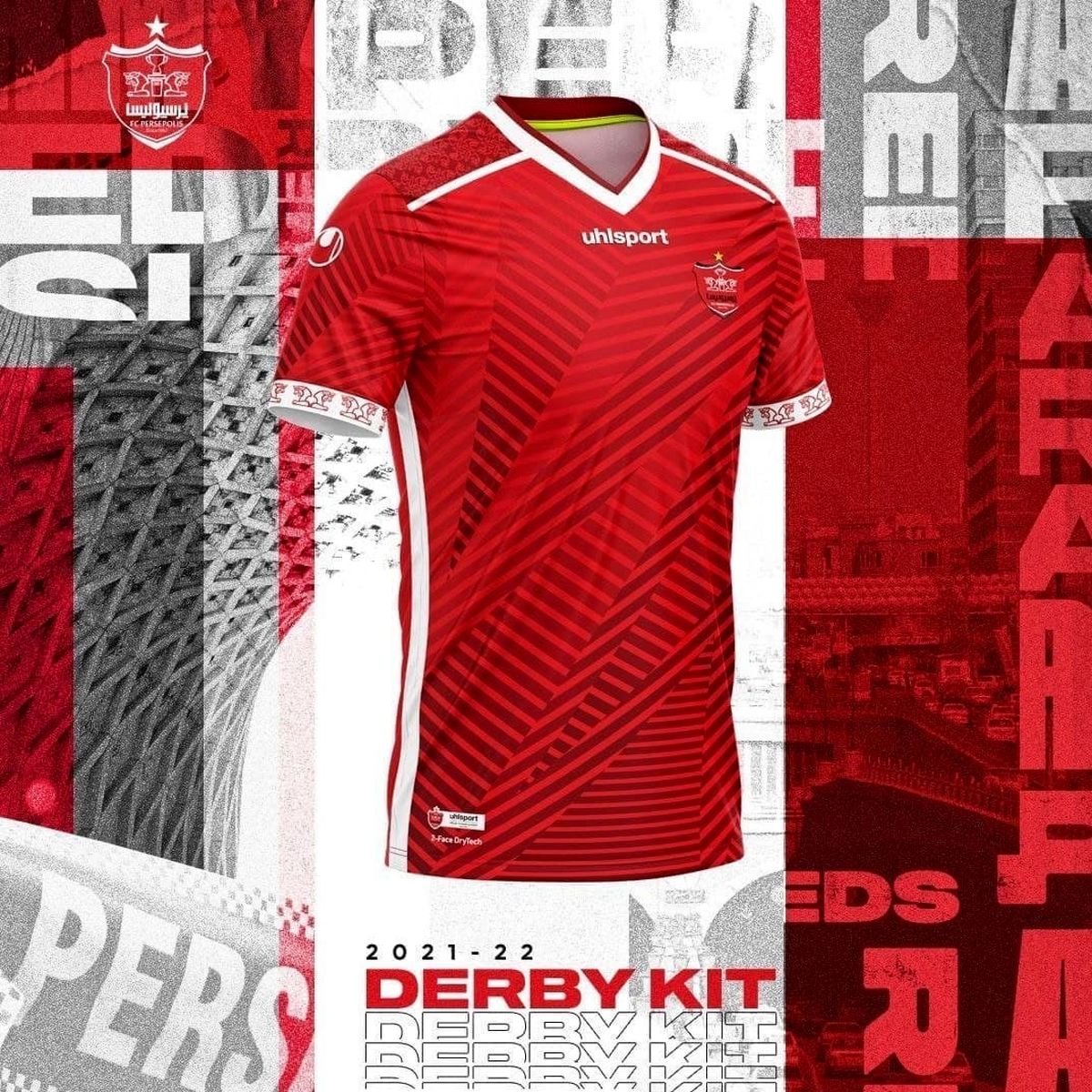 رونمایی از پیراهن پرسپولیس در دربی + عکس