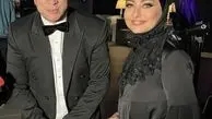 نفیسه روشن با لباس مجلسی در کنار فوتبالیست مشهور + عکس