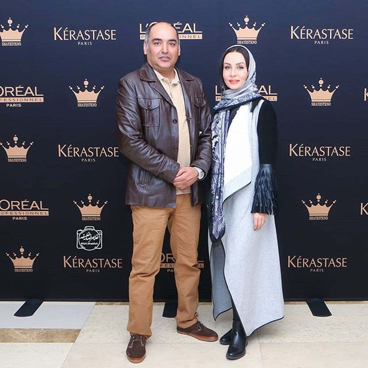 عکس تیپ مجلسی حدیث فولادوند و رامبد شکرآبی