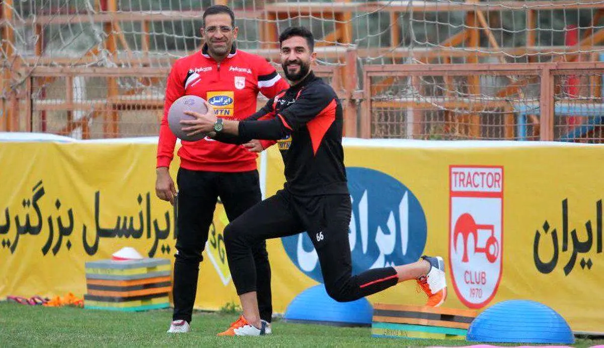 استارت تمرینات مدافع مصدوم با تراکتورسازی(عکس)